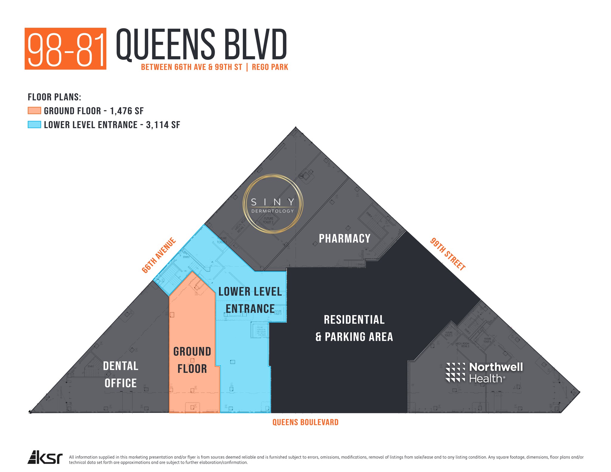 98-81 Queens Blvd, Rego Park, NY en alquiler Plano del sitio- Imagen 1 de 4