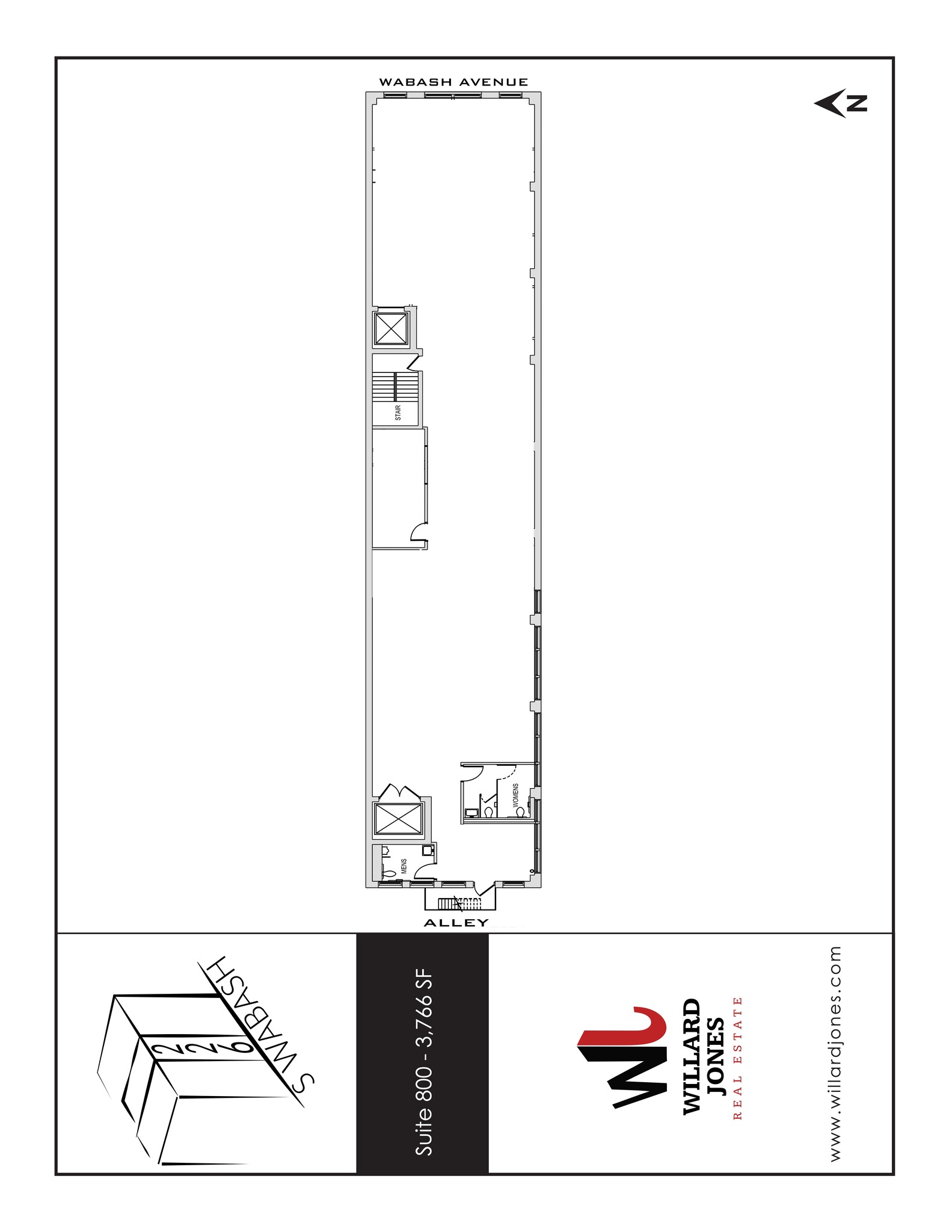 226 S Wabash Ave, Chicago, IL en alquiler Plano del sitio- Imagen 1 de 1