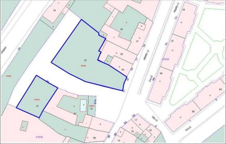 69 Calle del Coso Alto, Huesca, Huesca en venta - Plano de solar - Imagen 2 de 3