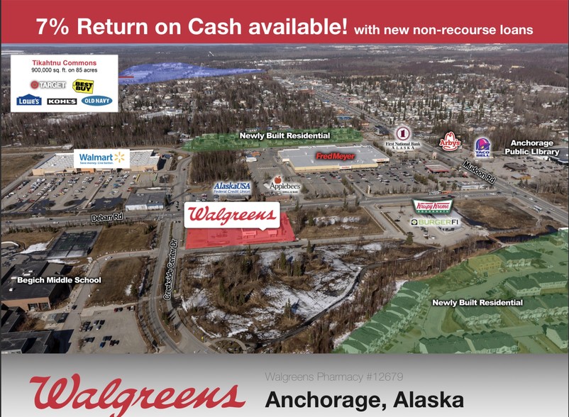 7600 Debarr Rd, Anchorage, AK en alquiler - Vista aérea - Imagen 2 de 10