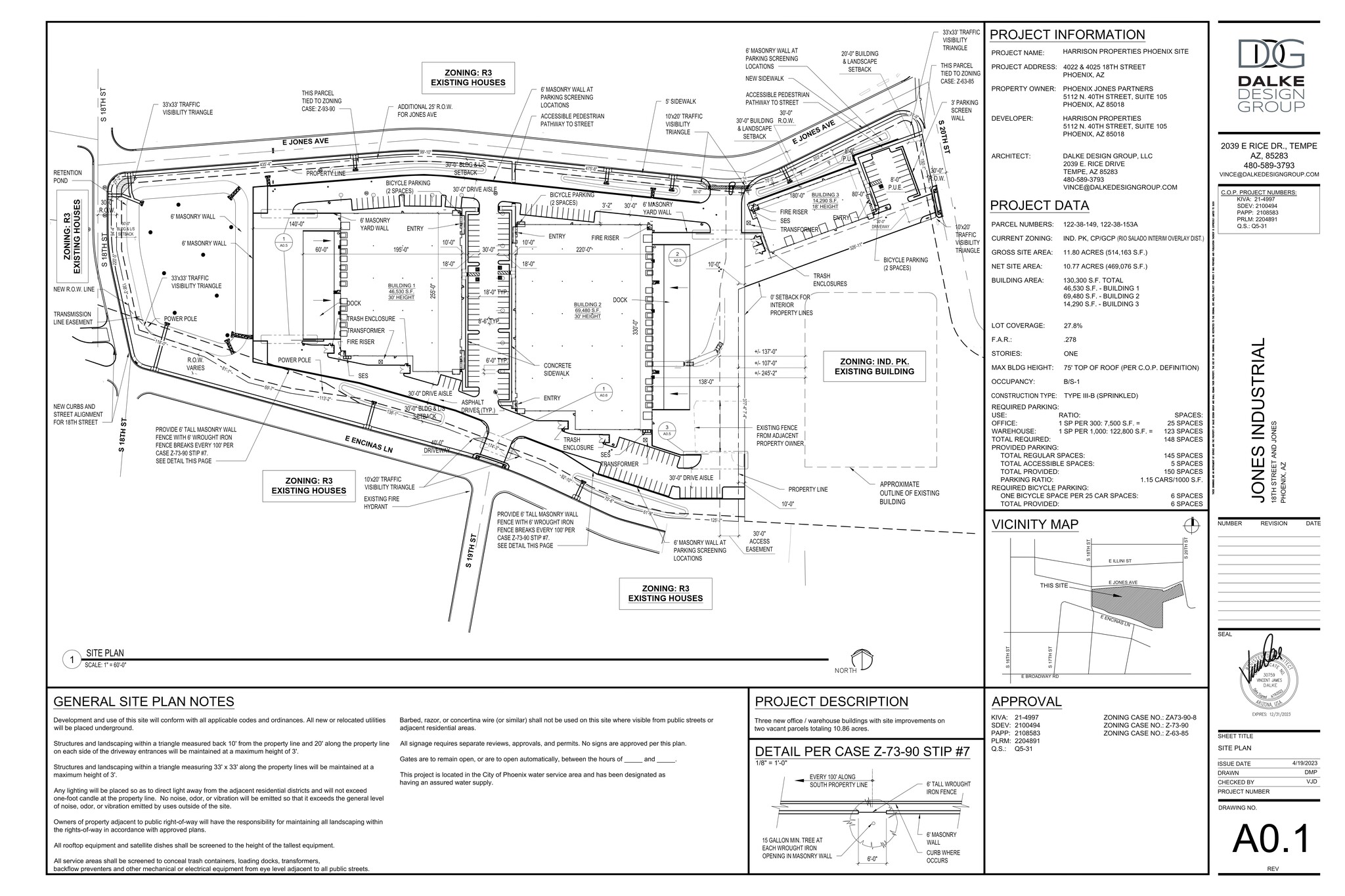 1850 Encinas ln, Phoenix, AZ en alquiler Plano del sitio- Imagen 1 de 1