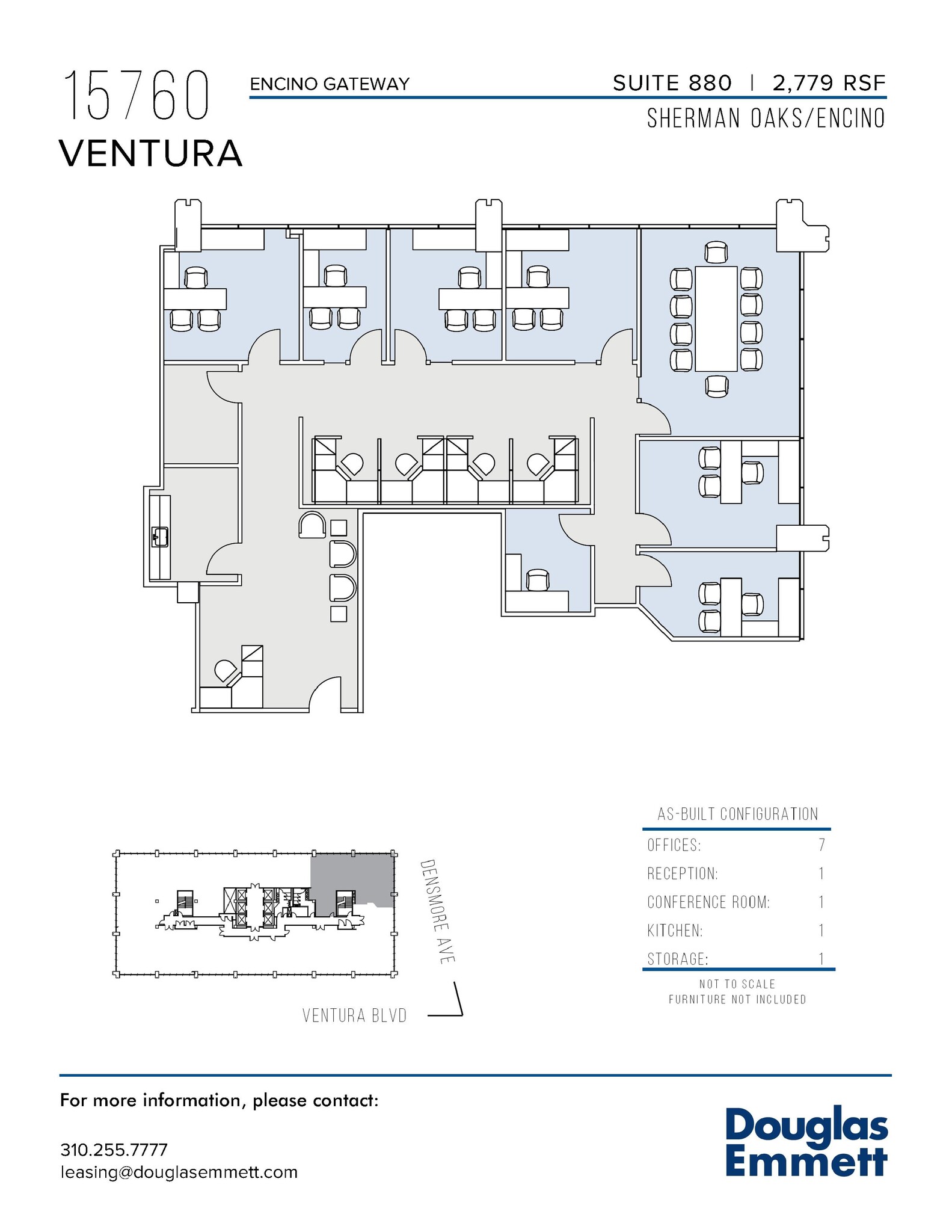 15760 Ventura Blvd, Encino, CA en alquiler Plano de la planta- Imagen 1 de 1