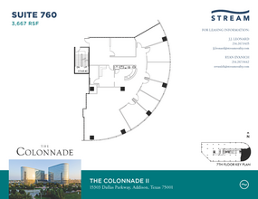 15301 N Dallas Pky, Addison, TX en alquiler Plano de la planta- Imagen 1 de 1