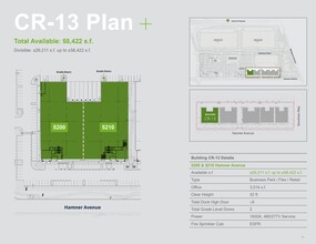 5200-5210 Hamner, Eastvale, CA en alquiler Plano de la planta- Imagen 1 de 1