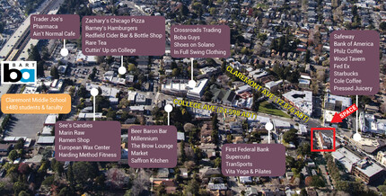 6202 Claremont Ave, Oakland, CA - VISTA AÉREA  vista de mapa - Image1