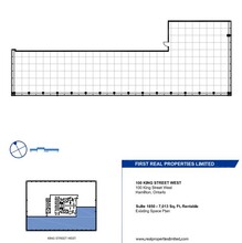 100, 110, and 120 King St W, Hamilton, ON en alquiler Plano de la planta- Imagen 1 de 1