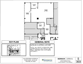 5 Neshaminy Interplex, Trevose, PA en alquiler Plano de la planta- Imagen 2 de 4