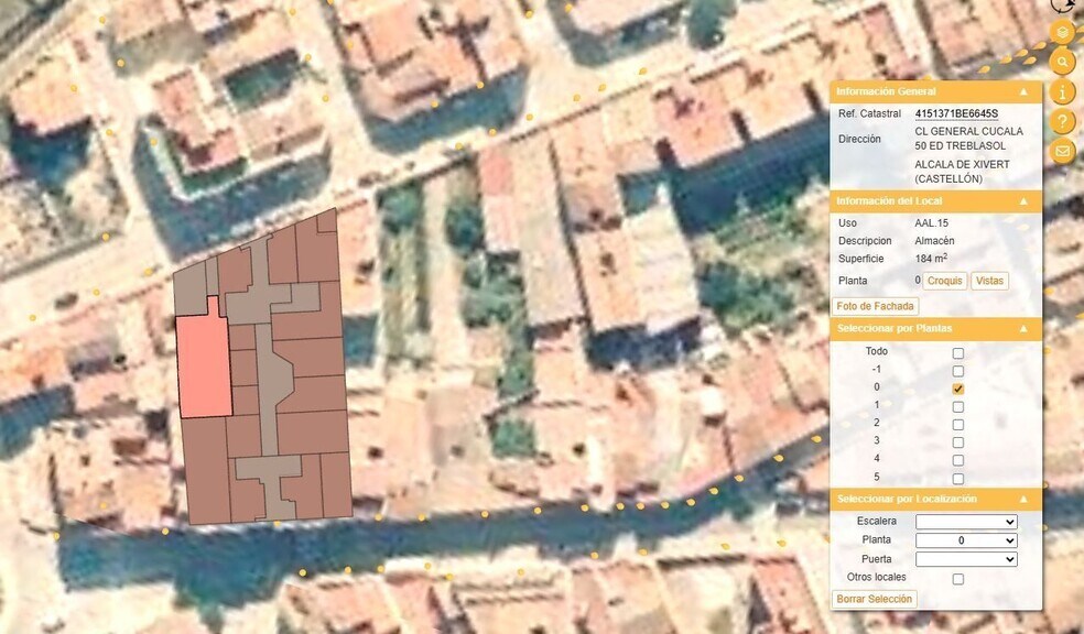 Local en CASTELLÓN DE LA PLANA en venta - Plano de la planta - Imagen 1 de 4