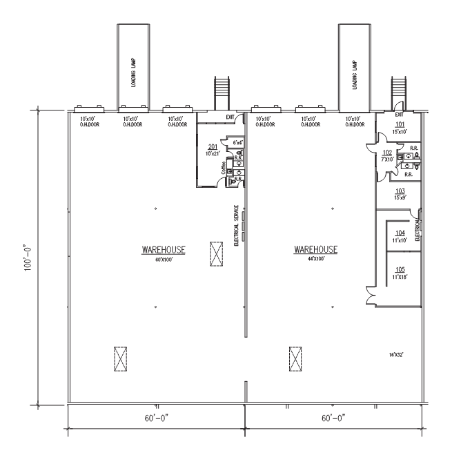 9364 Wallisville Rd, Houston, TX en alquiler Plano de la planta- Imagen 1 de 2