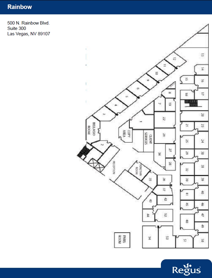 500 N Rainbow Blvd, Las Vegas, NV en alquiler Plano de la planta- Imagen 1 de 1