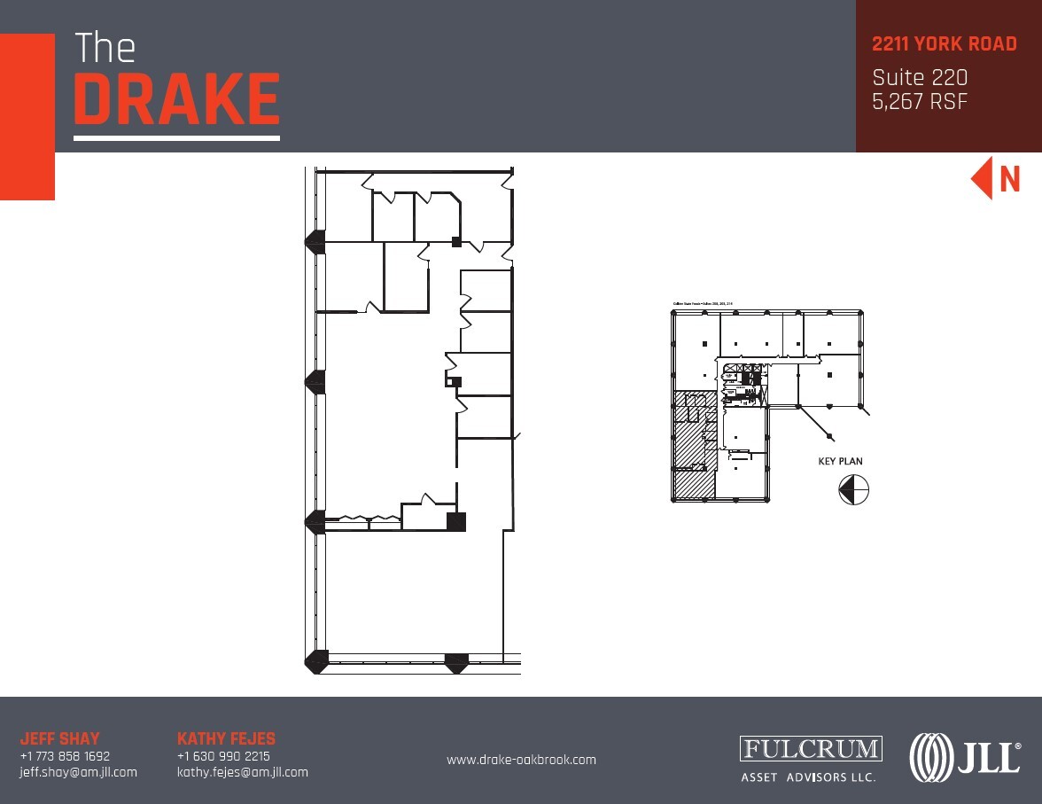 2211-2215 S York Rd, Oak Brook, IL en alquiler Plano de la planta- Imagen 1 de 1