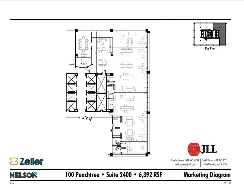 100 Peachtree St NW, Atlanta, GA en alquiler Plano de la planta- Imagen 1 de 1