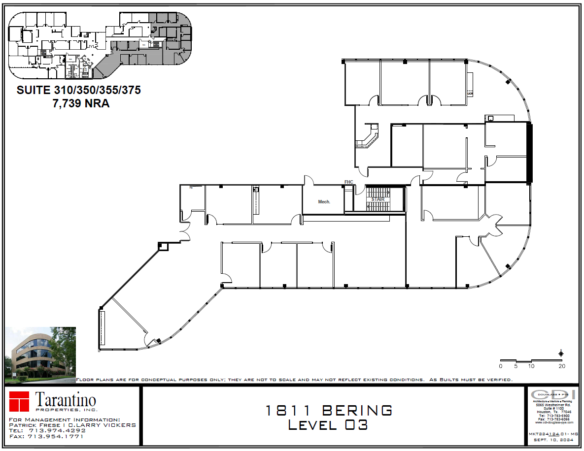 1811 Bering Dr, Houston, TX en alquiler Plano de la planta- Imagen 1 de 1