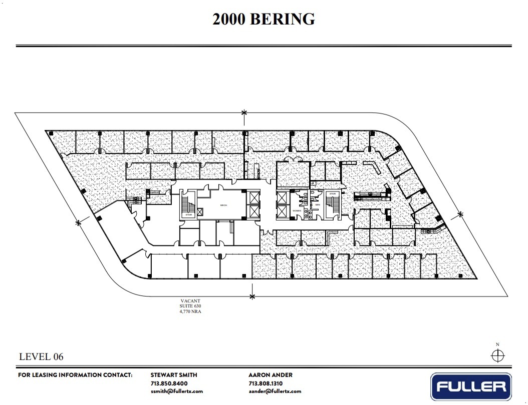 2000 Bering Dr, Houston, TX en alquiler Plano de la planta- Imagen 1 de 1