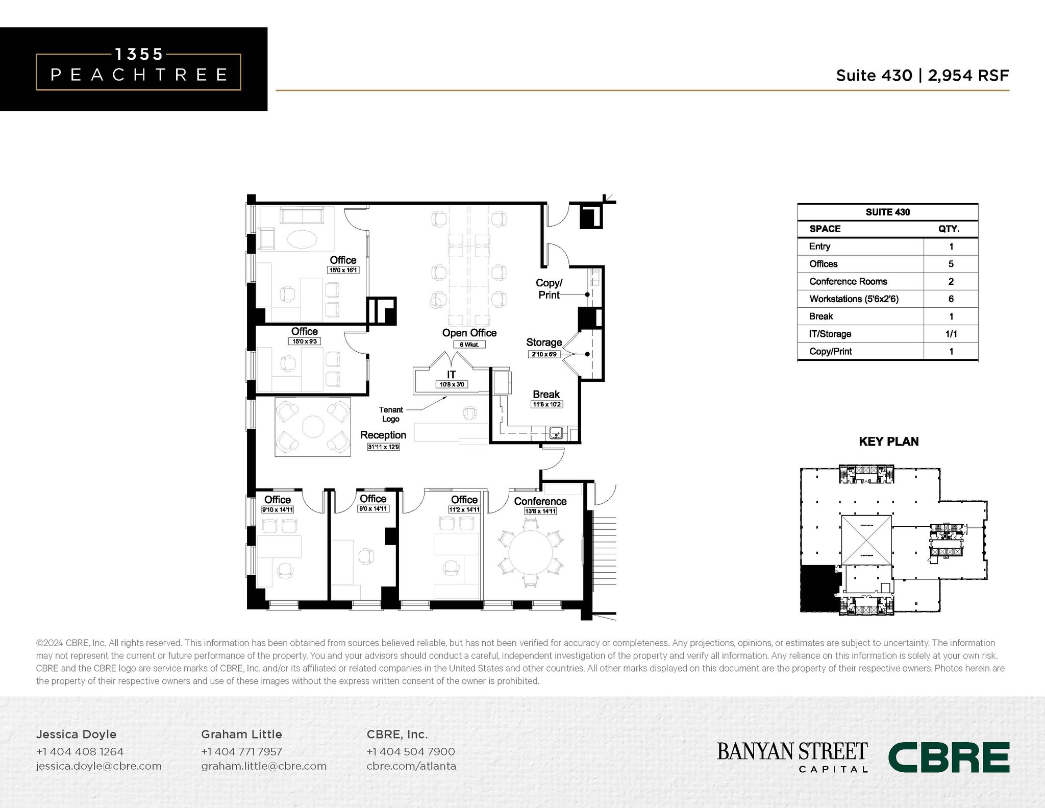 1355 Peachtree St NE, Atlanta, GA en alquiler Plano de la planta- Imagen 1 de 1