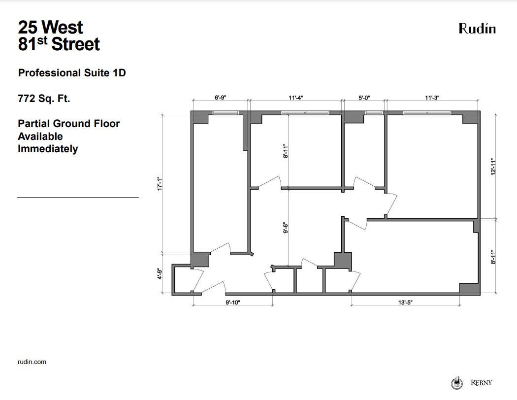 25 W 81st St, New York, NY en alquiler Plano de la planta- Imagen 1 de 1