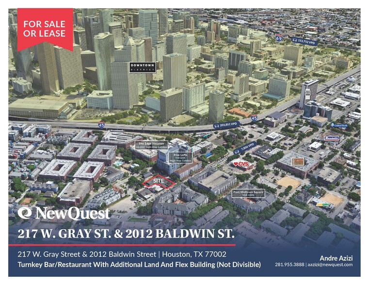 217 W. Gray Street & 2012 Baldwin Street cartera de 2 inmuebles en venta en LoopNet.es - Foto del edificio - Imagen 1 de 6