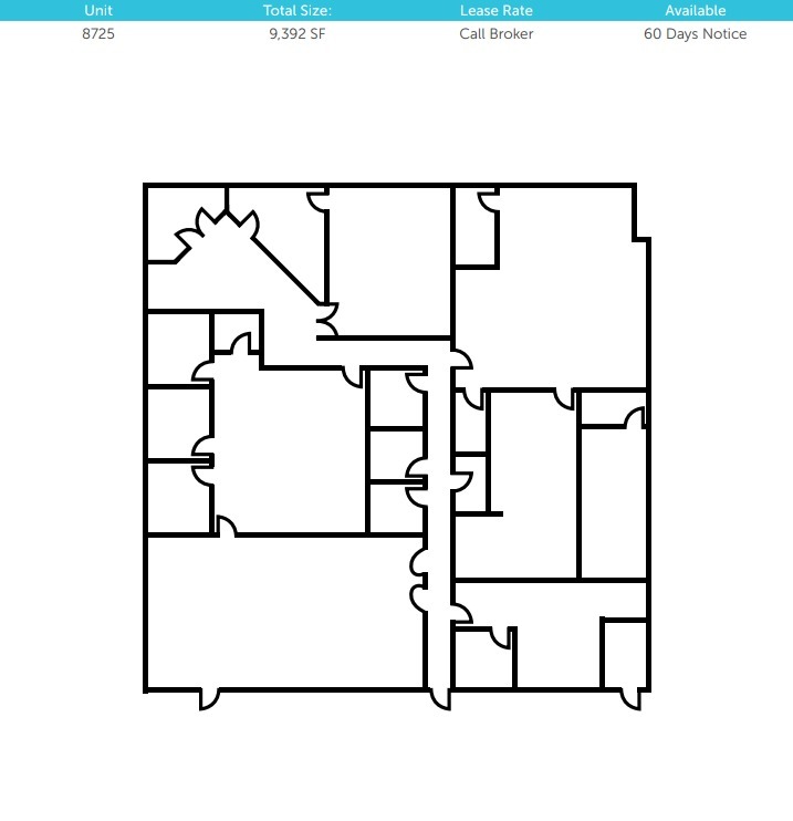 8725-8747 S 212th St, Kent, WA en alquiler Plano de la planta- Imagen 1 de 1