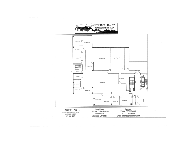 3190 S Wadsworth Blvd, Lakewood, CO en alquiler Plano de la planta- Imagen 1 de 1