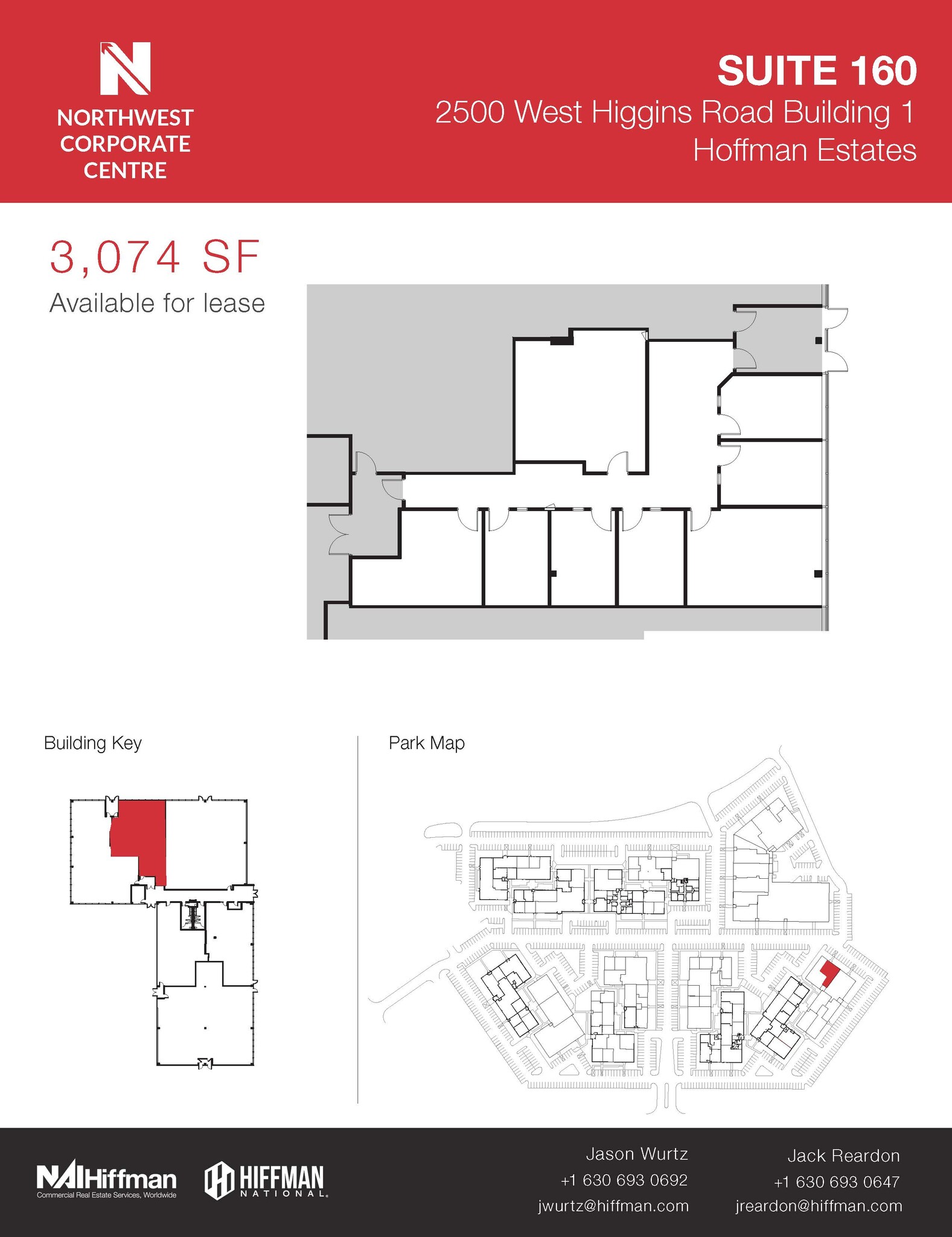 2500 W Higgins Rd, Hoffman Estates, IL en alquiler Plano de la planta- Imagen 1 de 1