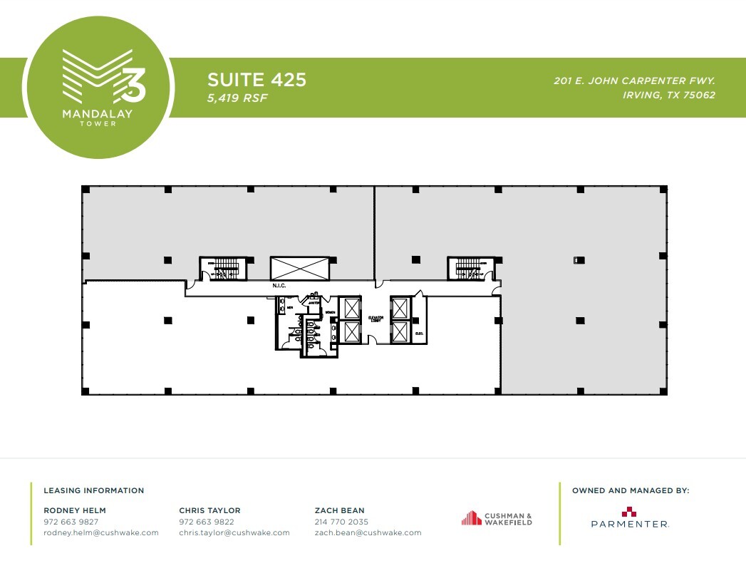 201 E John Carpenter Fwy, Irving, TX en alquiler Plano de la planta- Imagen 1 de 1