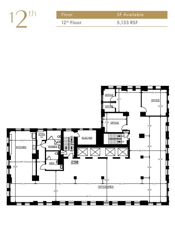 405 14th St, Oakland, CA en alquiler Plano de la planta- Imagen 1 de 1