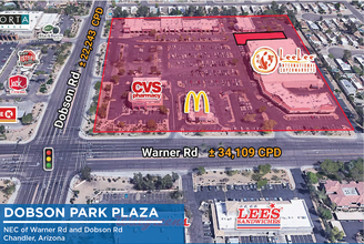 2025 N Dobson Rd, Chandler, AZ - VISTA AÉREA  vista de mapa