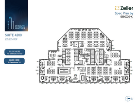 311 S Wacker Dr, Chicago, IL en alquiler Plano de la planta- Imagen 2 de 3