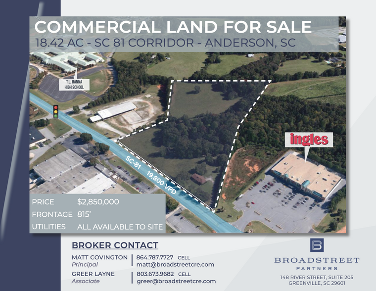 000 N 81 Hwy, Anderson, SC en venta - Foto del edificio - Imagen 1 de 2