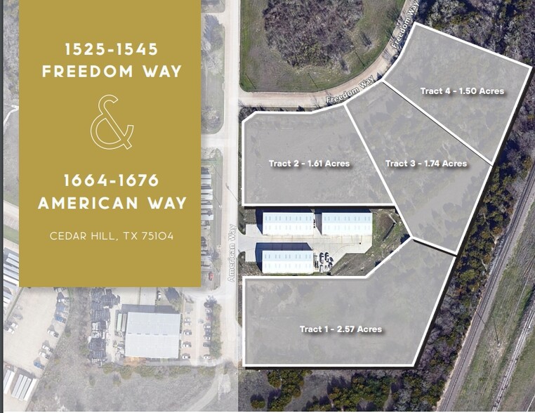 1525-1676 American Way and Freedom Way, Cedar Hill, TX en venta - Foto principal - Imagen 1 de 3