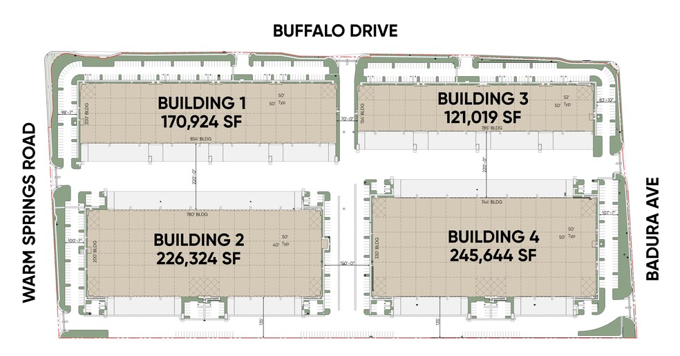 7120 S Buffalo Dr, Las Vegas, NV en alquiler - Plano del sitio - Imagen 3 de 3