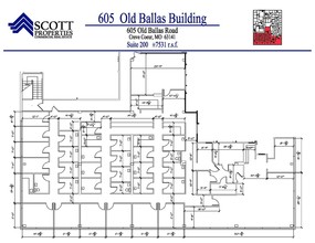 605 Old Ballas Rd, Creve Coeur, MO en alquiler Plano de la planta- Imagen 1 de 8