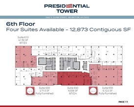 2550 S Clark St, Arlington, VA en alquiler Plano de la planta- Imagen 1 de 2