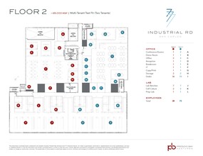 777 Industrial Rd, San Carlos, CA en alquiler Plano de la planta- Imagen 1 de 4