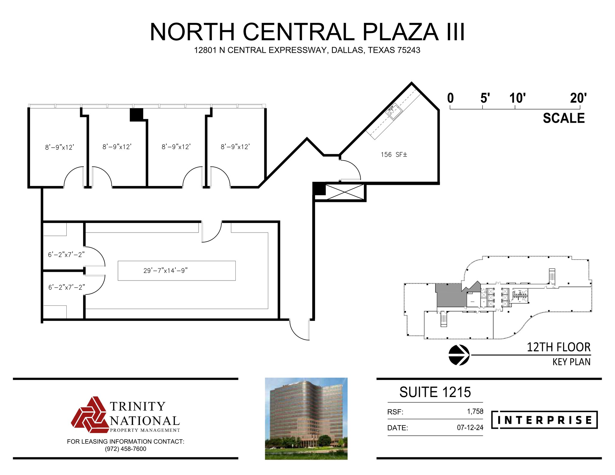 12801 N Central Expy, Dallas, TX en alquiler Plano del sitio- Imagen 1 de 1