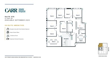 2001 Pennsylvania Ave NW, Washington, DC en alquiler Plano de la planta- Imagen 1 de 1