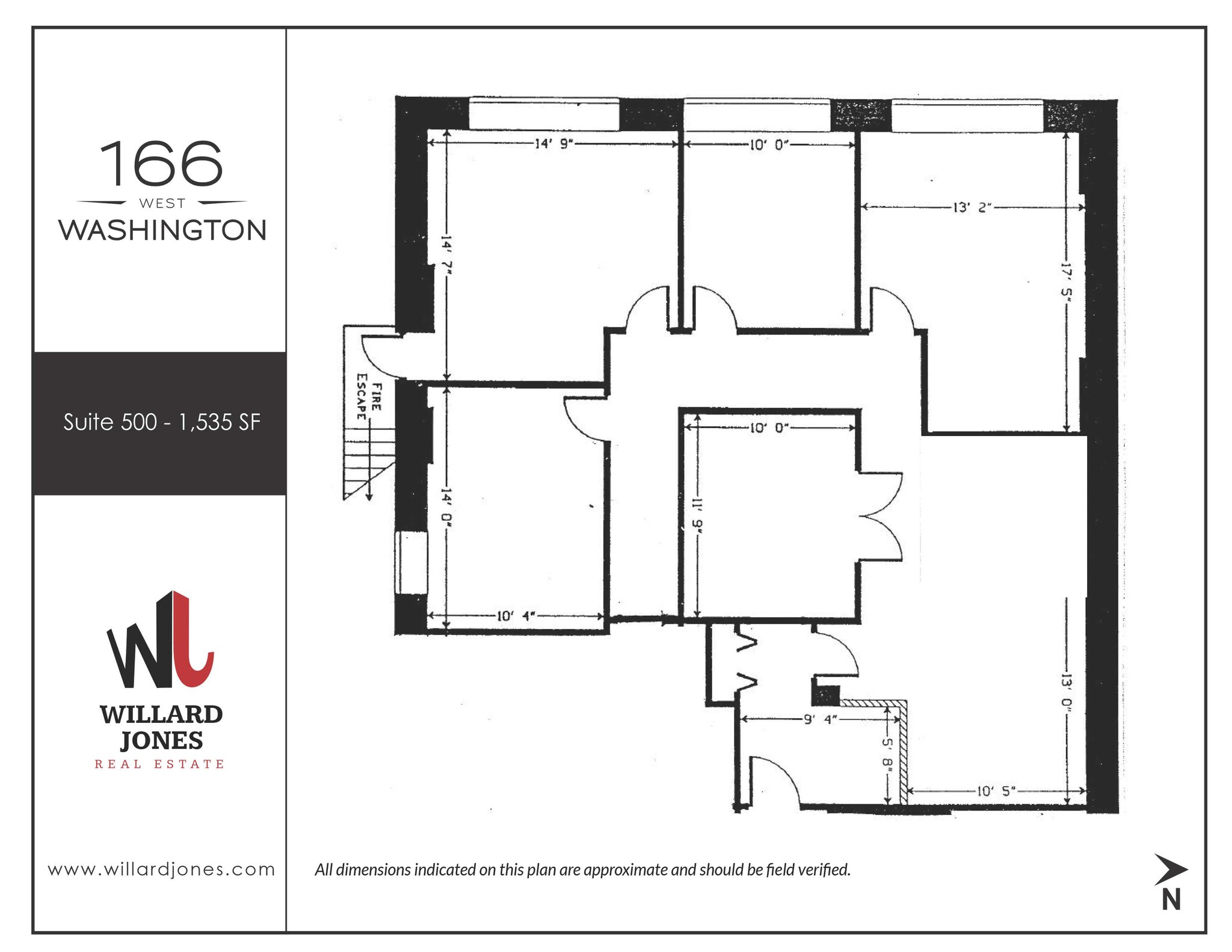 166 W Washington St, Chicago, IL en alquiler Plano de la planta- Imagen 1 de 1