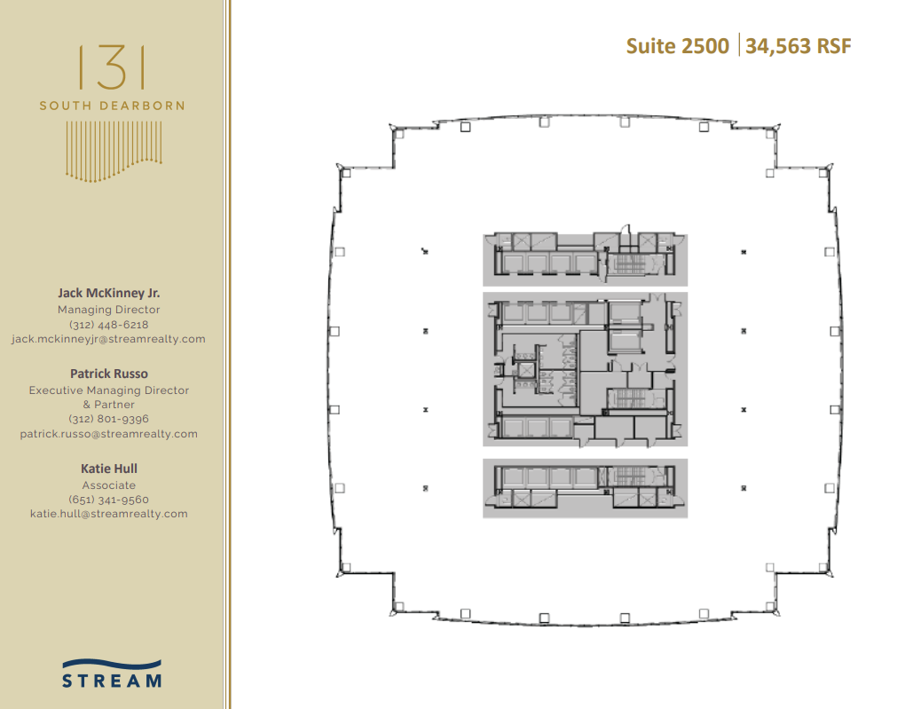 131 S Dearborn St, Chicago, IL en alquiler Plano de la planta- Imagen 1 de 1