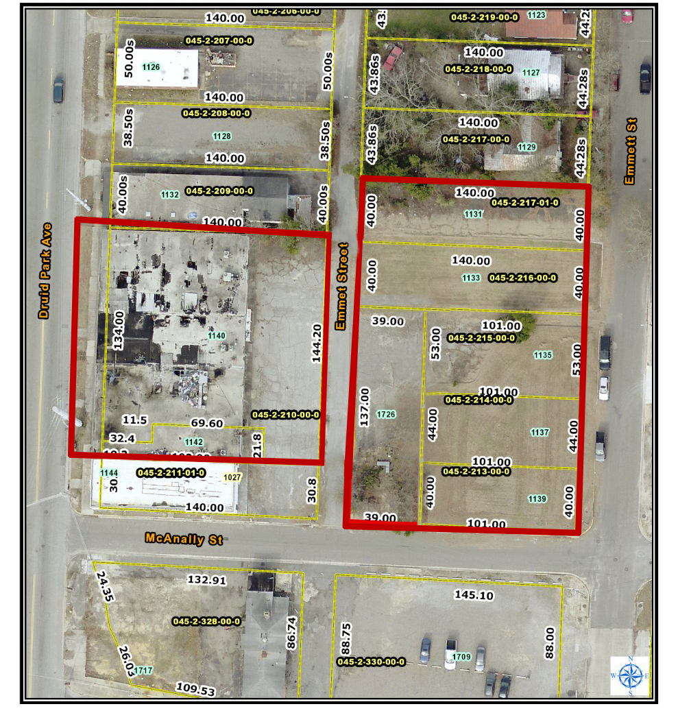 1140 Druid Park Ave, Augusta, GA en venta Plano de solar- Imagen 1 de 12