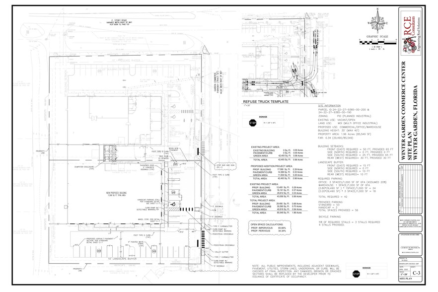 630 Garden Commerce Pky, Winter Garden, FL en alquiler - Plano del sitio - Imagen 1 de 2