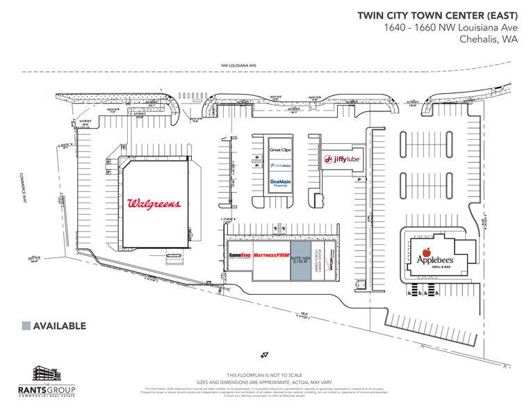 1331-1701 NW Louisiana Ave, Chehalis, WA en alquiler - Plano del sitio - Imagen 3 de 20