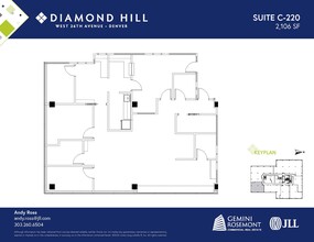 2490 W 26th Ave, Denver, CO en alquiler Plano de la planta- Imagen 1 de 2