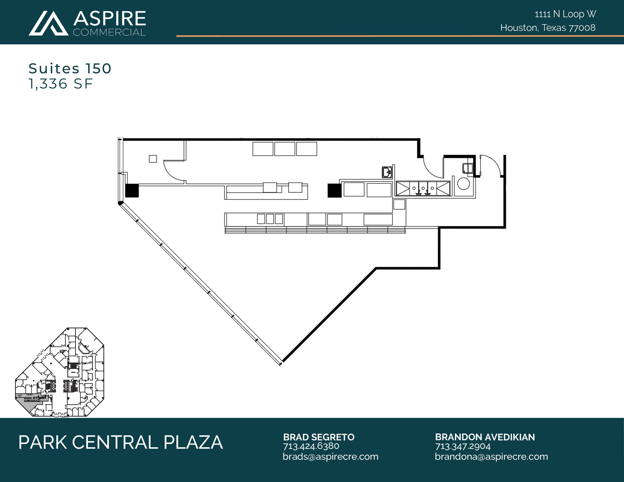 1111 N Loop W, Houston, TX en alquiler Plano de la planta- Imagen 1 de 1