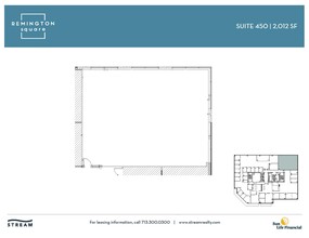 10603 W Sam Houston Pky N, Houston, TX en alquiler Plano de la planta- Imagen 1 de 6