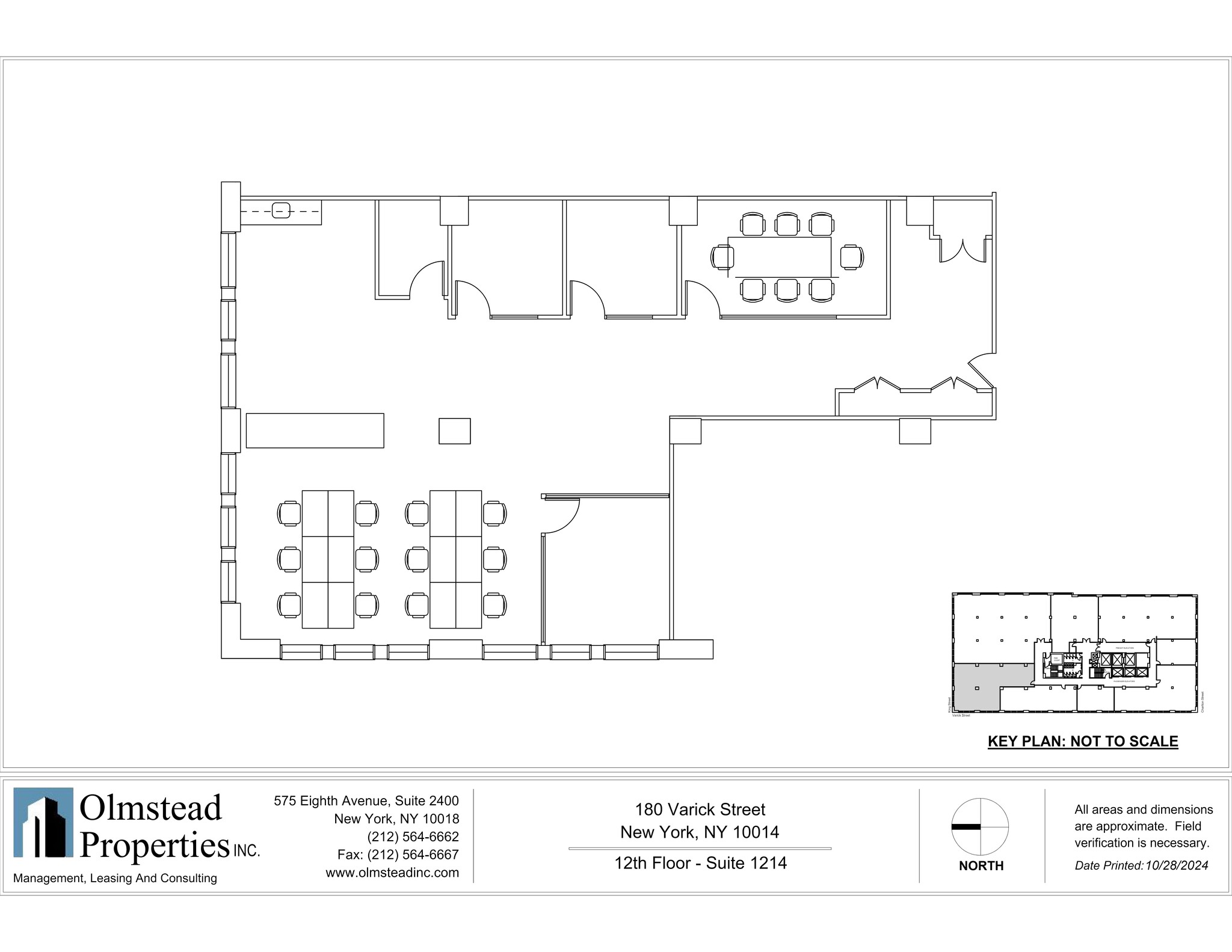 180 Varick St, New York, NY en alquiler Plano del sitio- Imagen 1 de 5