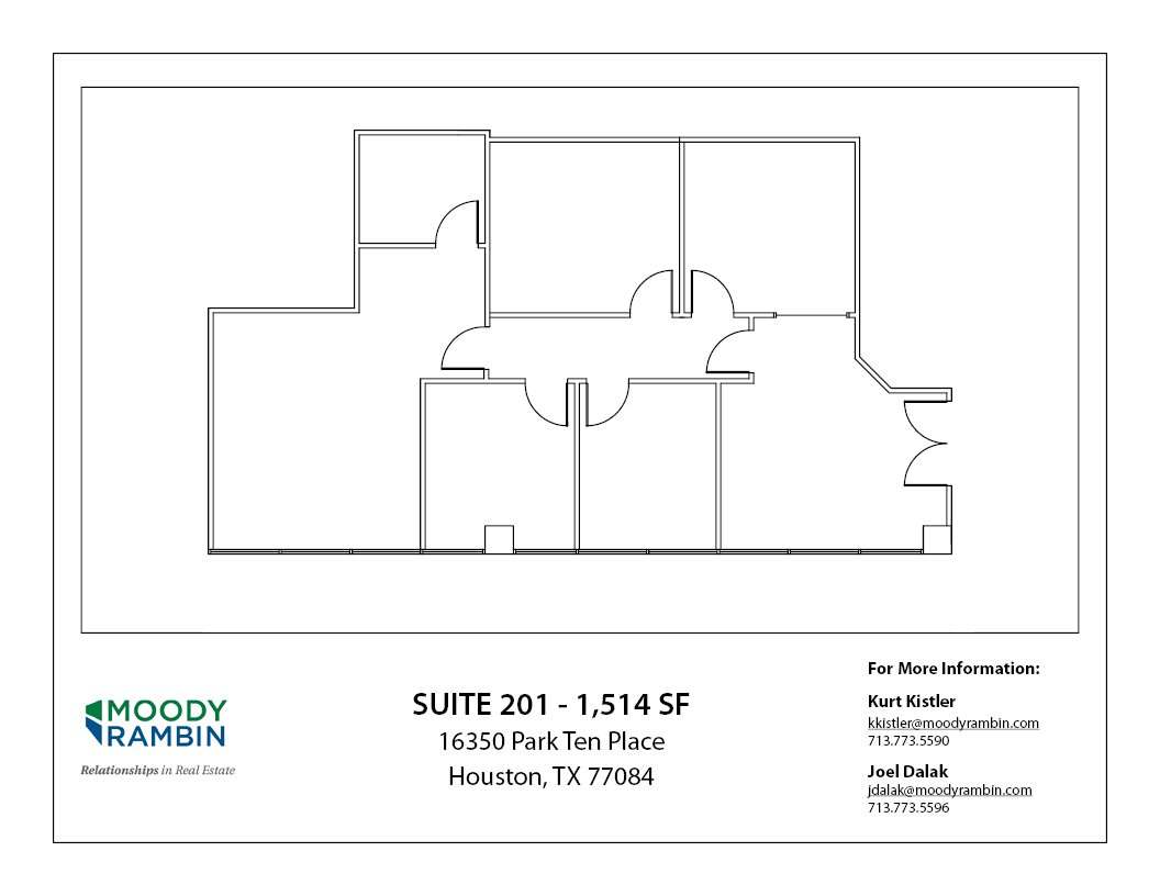 16350 Park Ten Place Dr, Houston, TX en alquiler Plano de la planta- Imagen 1 de 1