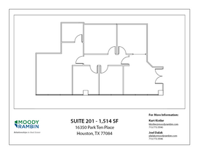 16350 Park Ten Place Dr, Houston, TX en alquiler Plano de la planta- Imagen 1 de 1