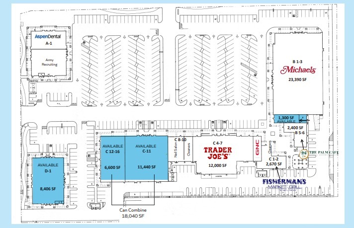 44100-44250 Town Center Way, Palm Desert, CA en alquiler Plano del sitio- Imagen 1 de 1