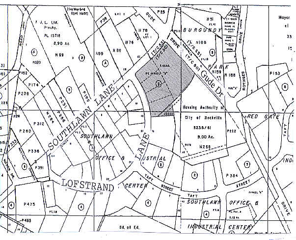 1301-1327 E Gude Dr, Rockville, MD en alquiler - Plano de solar - Imagen 2 de 6