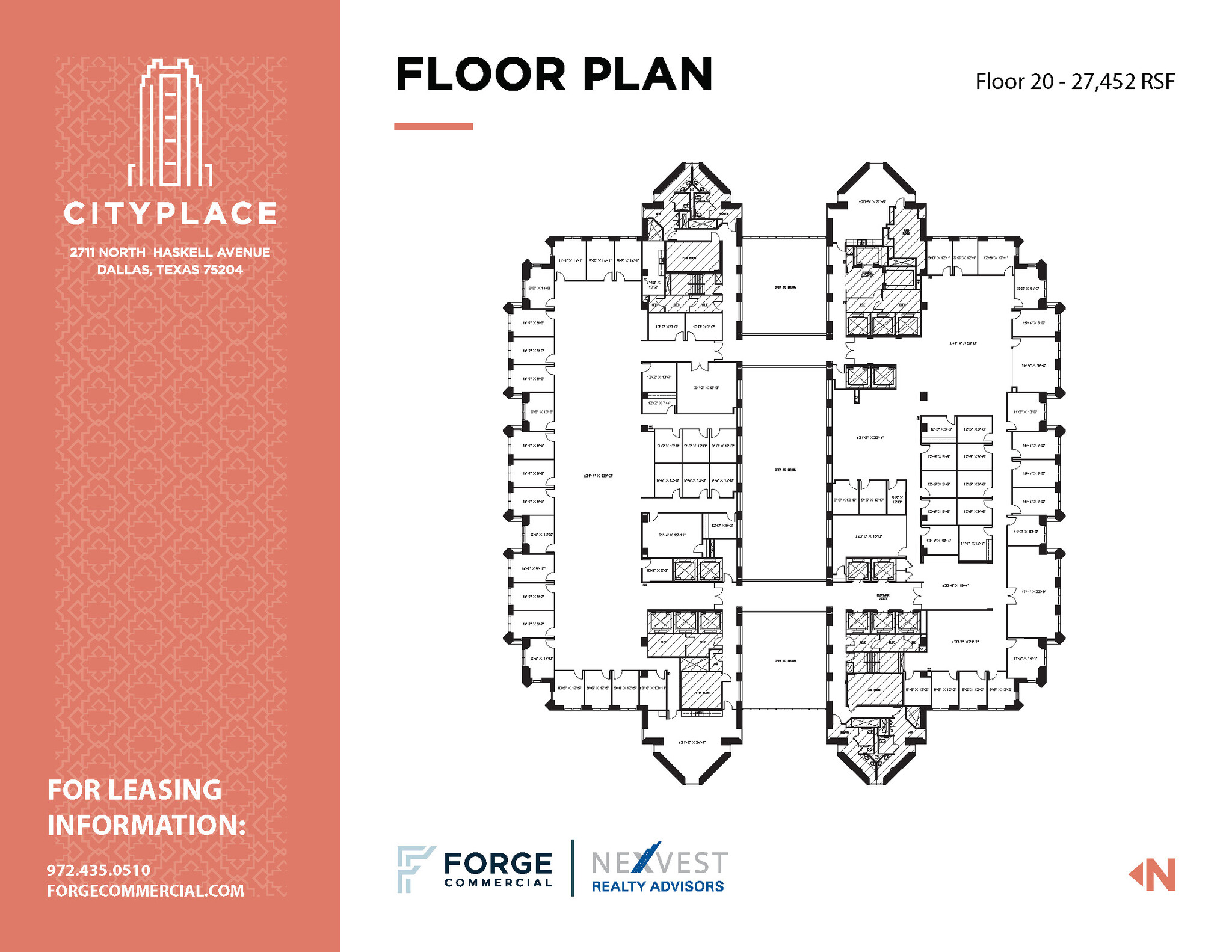 2711 N Haskell Ave, Dallas, TX en alquiler Plano de la planta- Imagen 1 de 2